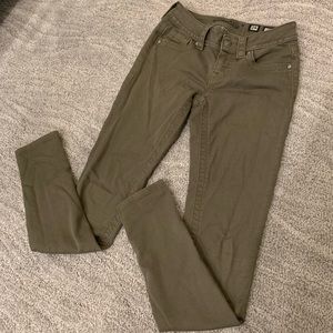 Olive Green Miss Me Jeans